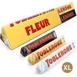 XL Toblerone smakenmix met naam en foto bedrukken