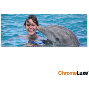 Foto op aluminium afdrukken - Wit (ChromaLuxe) - 80 x 30 cm
