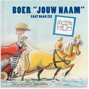 Boer Boris gaat naar zee - XXL boek met naam en foto - Hardcover