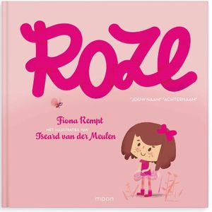 Boek met naam en foto - ROZE - Hardcover