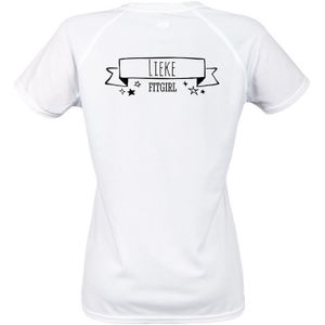 Sportshirt bedrukken - Heren - Wit - S