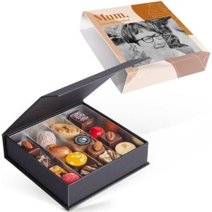 Luxe bonbon giftbox bedrukken - Moederdag (16 stuks)