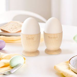 Eierdopjes Roestvrij Staal - Eierdop - RVS - 6 Stuks - Mond van de Beker 4,5cm
