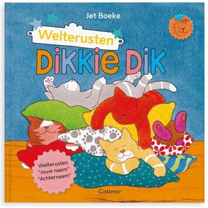 Boek met naam - Dikkie Dik welterusten - Hardcover