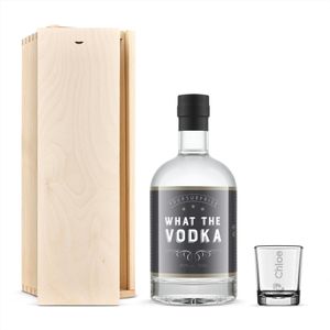 YourSurprise vodkapakket met gegraveerd glas