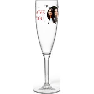 Champagneglas bedrukken - Kunststof - Mydrinkglass