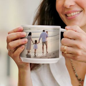 Stapelbare mok met foto - 445 ml