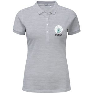 Polo voor dames bedrukken - Grijs - XL