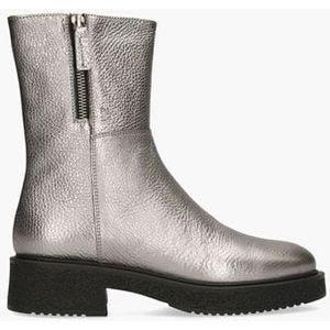 6384 Zilver Dames Enkelboots