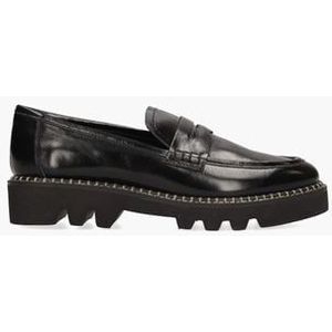 Pearl Zwart Damesloafers