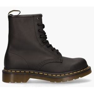 1460 Pascal Greasy Zwart Dames Veterboots