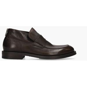 18302E Donkerbruin Herenloafers