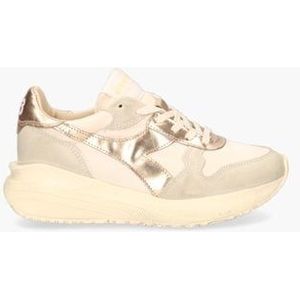 Venus Queen Off-White/Goud Damessneakers