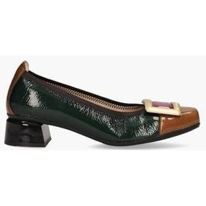 CHI233141 Groen/Cognac Damesloafers