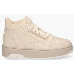 Basket Mid Fur Beige Damessneakers