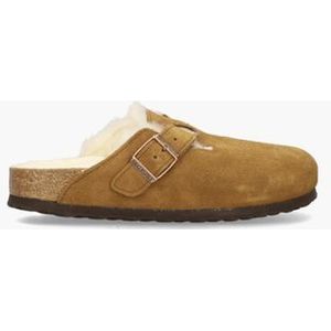 Boston Shearling Cognac Damesslippers