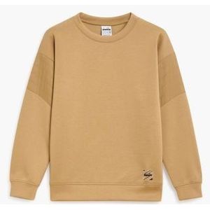 L. Sweatshirt Crew Urbanity Lichtbruin Damessweater