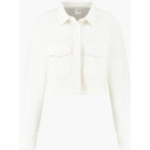 Moon Classic Short Blouse Off-White Damesblouse