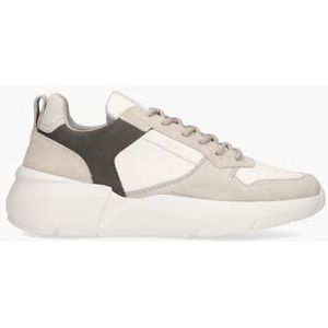 Roque Road Wave Wit/Beige/Groen Herensneakers