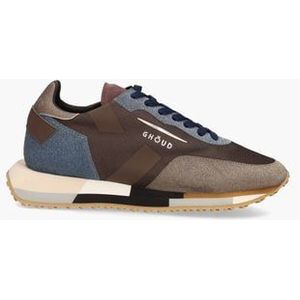 Rush Starlight Low Bruin/Blauw Damessneakers