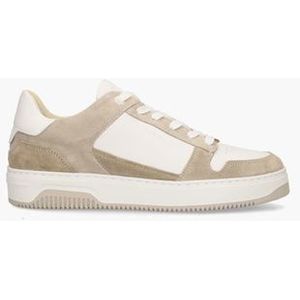 Basket Court Wit/Beige Herensneakers