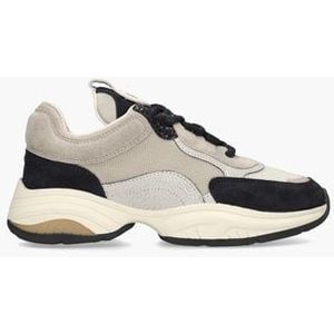 Pepper Finn Beige/Donkerblauw Damessneakers