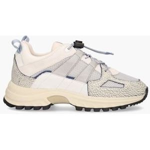 Danae Colby Off-White/Blauw Damessneakers