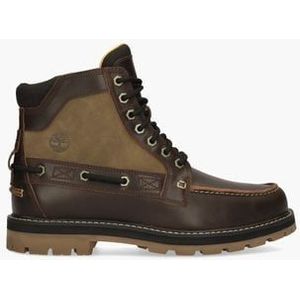 Britton Road 7-Eye Moc-Toe Boot Donkerbruin Heren Veterboots