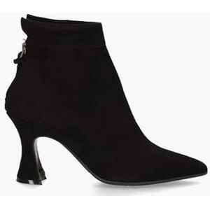 9928 Zwart Dames Enkelboots