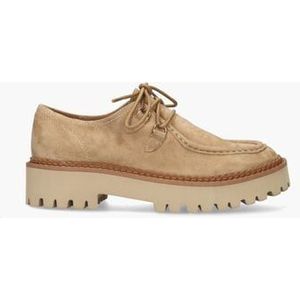 VeraLynn Beige Dames Veterschoenen