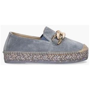 2041 Lichtblauw Damesloafers