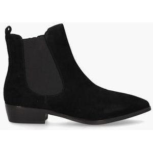 JY213-PR14 Zwart Dames Chelseaboots