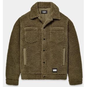 Janson UGGfluff Trucker Jacket Burnt Olive Herenjack