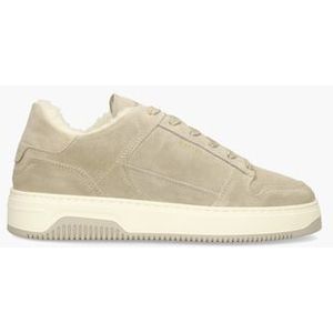 Basket Court Fur Taupe Herensneakers