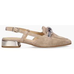 Melita-Ma Beige Dames Slingbackpumps