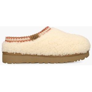 Tasman Maxi Curly Slipper Natural Damespantoffels