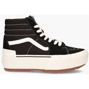 SK8-Hi Stacked Suede Zwart Damessneakers