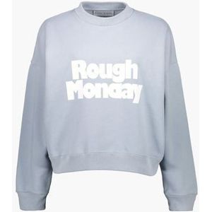 Rough Monday Sweater Lichtblauw Damessweater