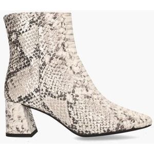 Lugano Off-White/Zilver Dames Enkelboots