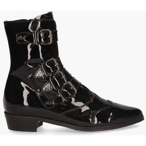 30333 Zwart Dames Enkelboots