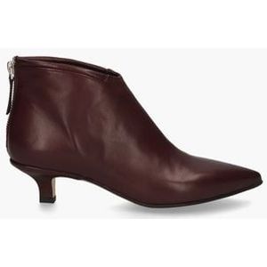 Helle 4833 Bordeauxrood Dames Enkelboots