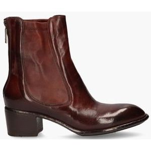 AP06A Donkerbruin Dames Chelseaboots