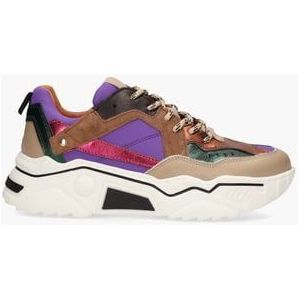 Pluto Scuba Paars/Multicolor Damessneakers