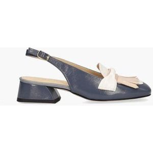 32281 Blauw Dames Slingbackloafers