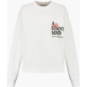 Sunny Mind Sweatshirt Wit Damessweater