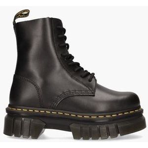 Audrick Platform Zwart Dames Veterboots