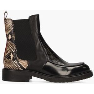 A7100 Zwart/Multicolor Dames Chelseaboots