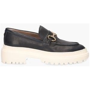 L721064 Donkerblauw Damesloafers