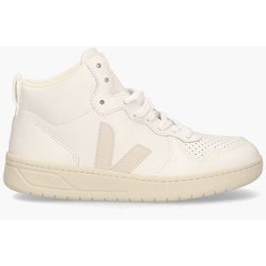 V-15 Leather Wit/Beige Damessneakers