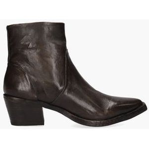 Umay Donkerbruin Dames Enkelboots